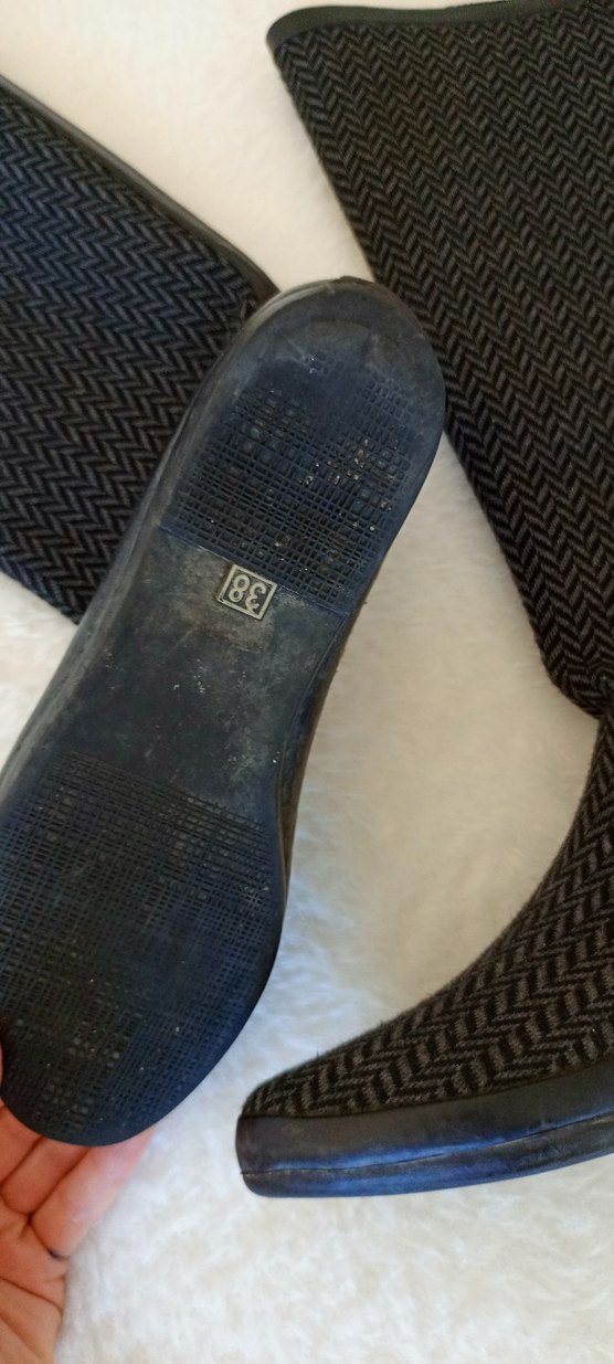 Kadın Örgü Dizüstü  Çizme - Görsel 3