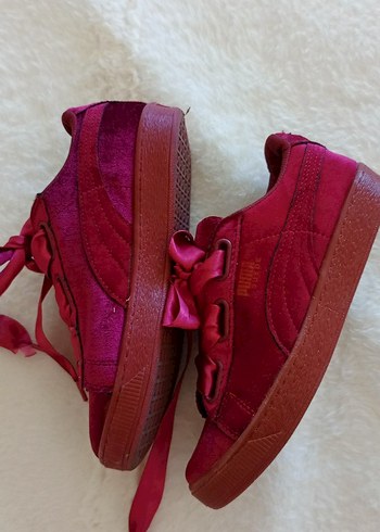 Pembe Süet Kadın Sneakers Velcro Bağcıklı - Görsel 3