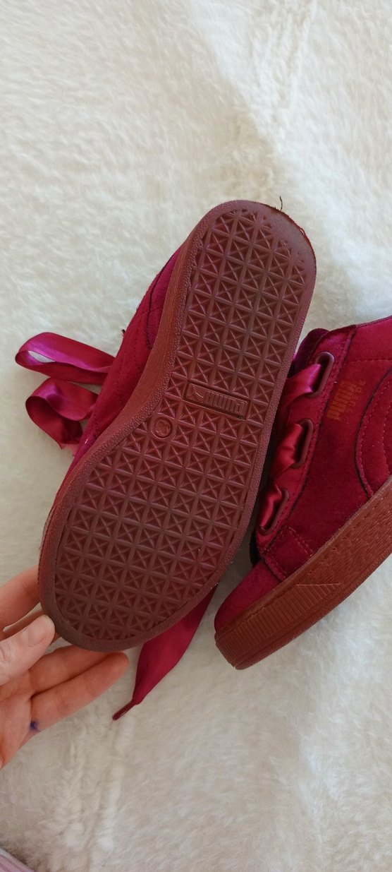 Pembe Süet Kadın Sneakers Velcro Bağcıklı - Görsel 4