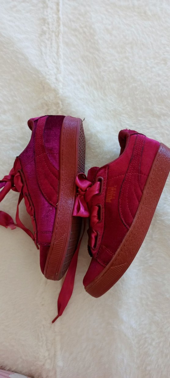 Pembe Süet Kadın Sneakers Velcro Bağcıklı - Görsel 3