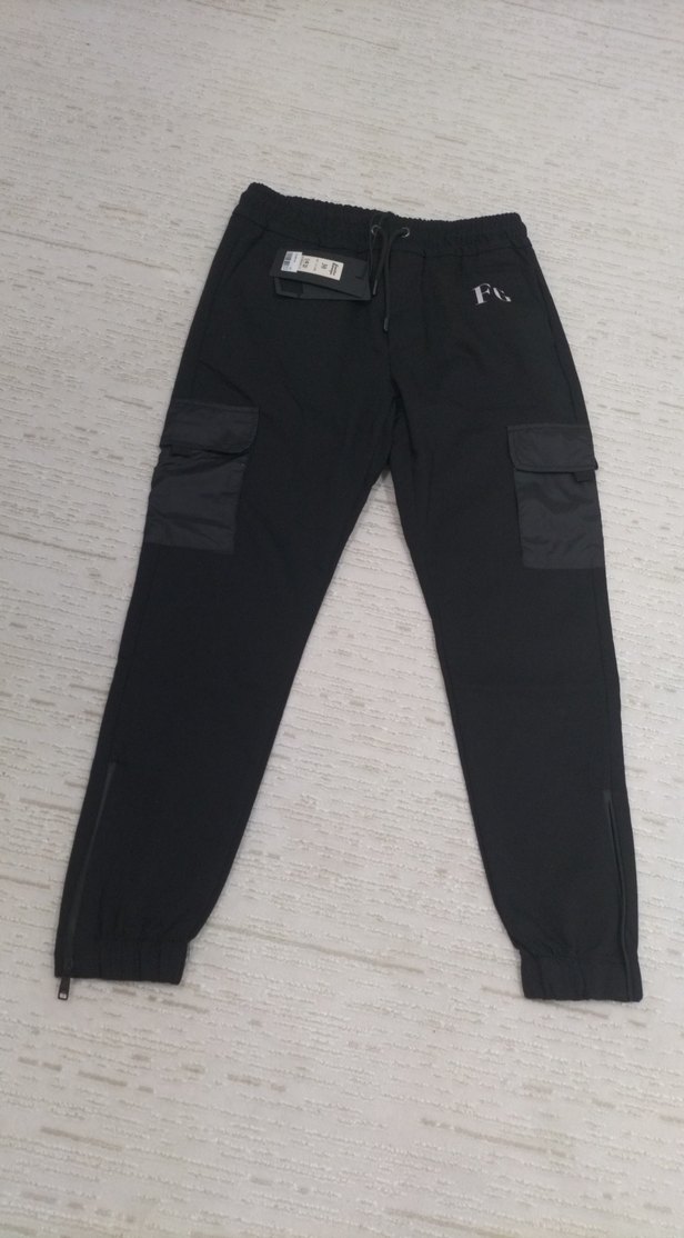 Erkek Siyah Streetwear Outdoor pantolon - Görsel 2