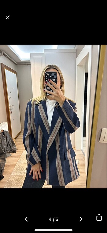 Kaşe blazer - Görsel 4