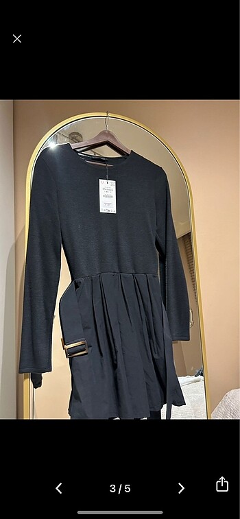 Zara etiketli elbise - Görsel 3