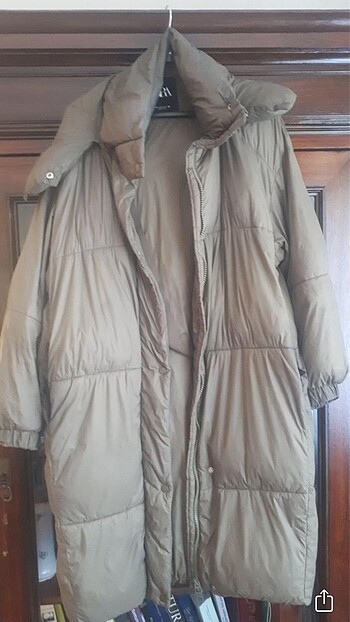 Zara haki oversize mont