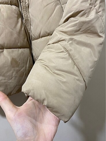 Krem renkli mont - Görsel 6