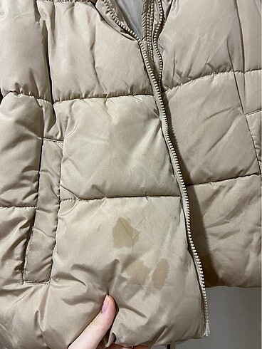 Krem renkli mont - Görsel 10