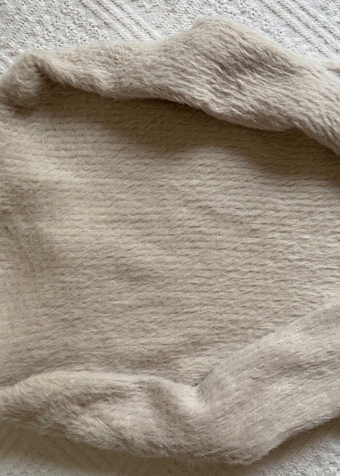 Yumuşak dokulu bluz - Görsel 3