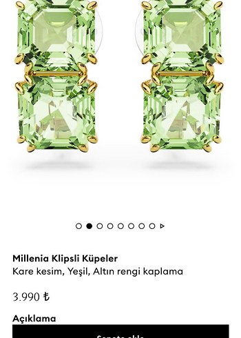 Swarovski küpe