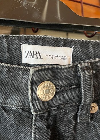 Gri Kadın Denim Midi Boy Pantolon