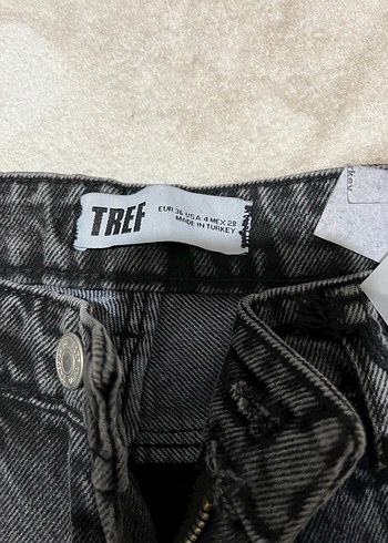 Kadın Çok Renkli Batik Desenli Kemerli Jean - Görsel 2