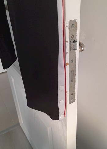 Siyah Çizgili Kemerli Rahat erkek - Görsel 2