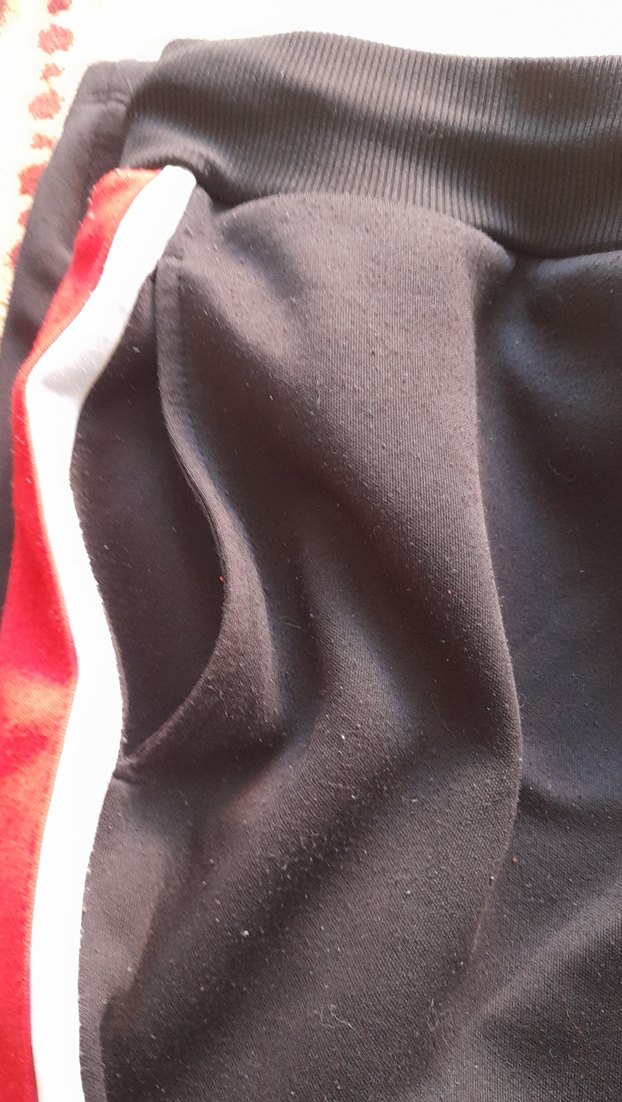 Siyah Çizgili Kemerli Rahat erkek - Görsel 5