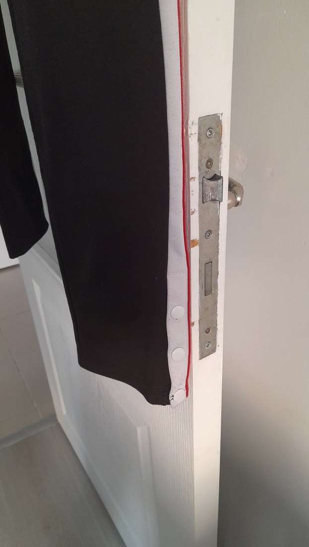 Siyah Çizgili Kemerli Rahat erkek - Görsel 2