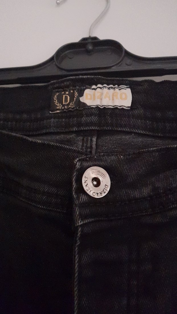 Erkek Siyah Regular Fit Denim Jean - Görsel 2