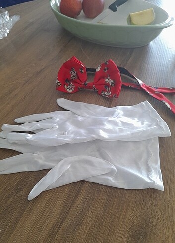 Çocuk eldiven ve papyon - Görsel 2