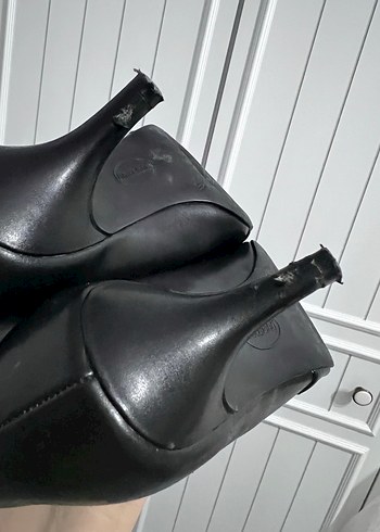 Siyah Stiletto Topuklu Kadın Ayakkabı - Görsel 6