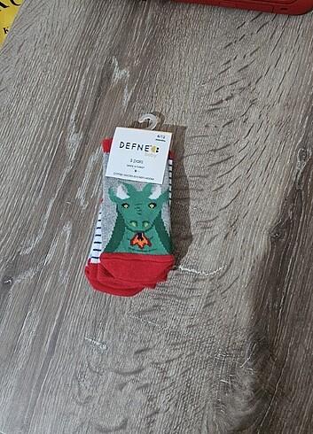 3lü erkek bebek çorabı 6_12 ay - Görsel 2