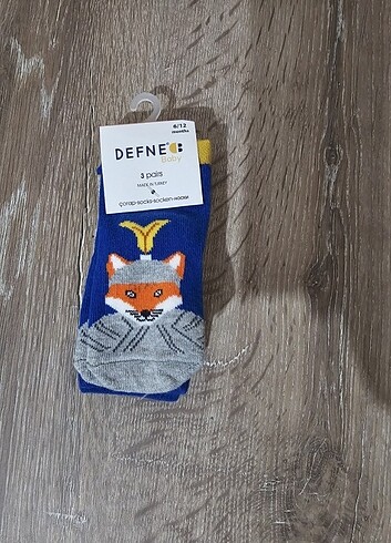 3lü erkek bebek çorabı 6_12ay - Görsel 4