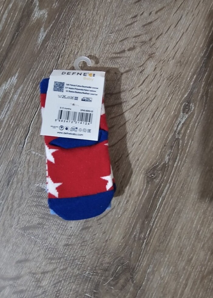 3lü erkek bebek çorabı 6_12ay - Görsel 5