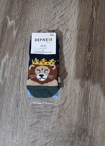 3lü erkek bebek çorabı 6_12ay - Görsel 4