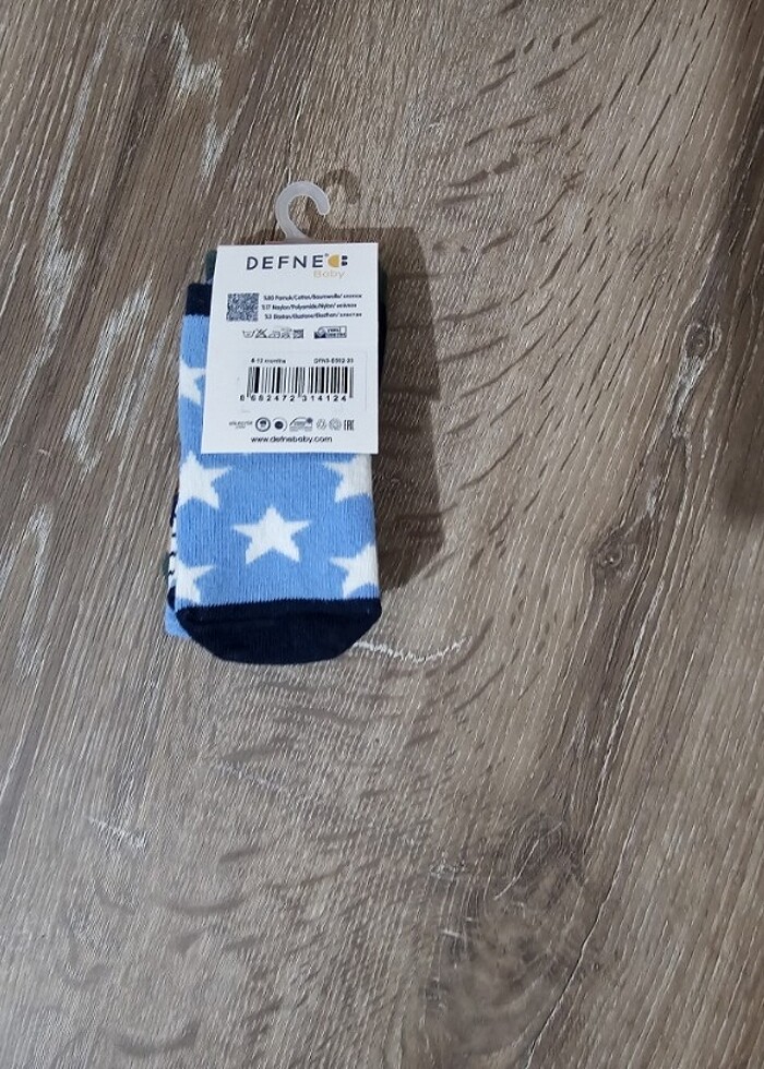 3lü erkek bebek çorabı 6_12ay - Görsel 5
