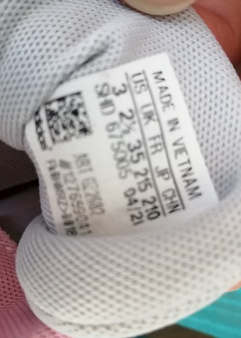 35 Beden pembe Renk Kız Çocuk Gri-Pembe adidas Spor Ayakkabı