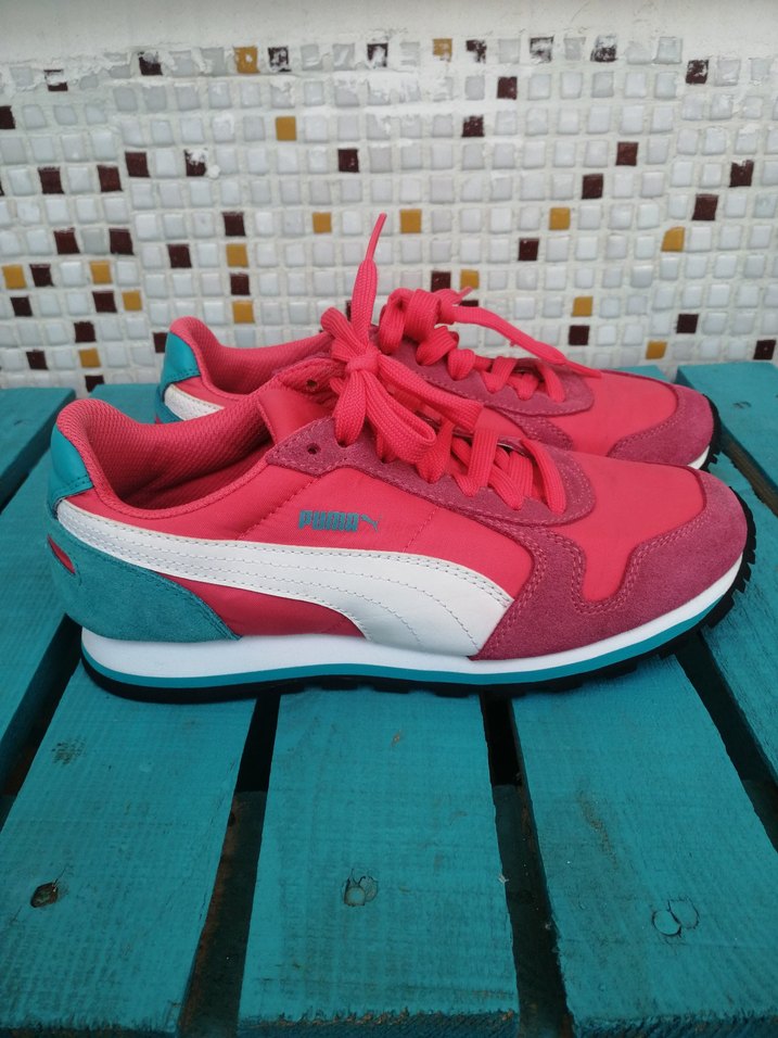 Orjinal Puma Kadın Pembe Spor Ayakkabı 37 - Görsel 4