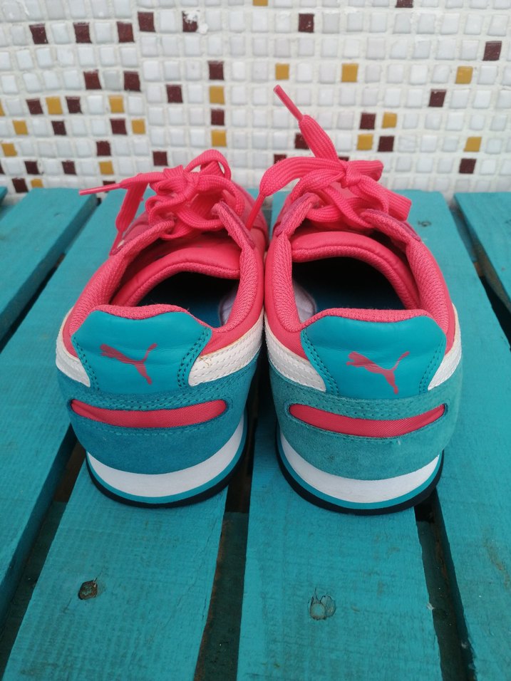 Orjinal Puma Kadın Pembe Spor Ayakkabı 37 - Görsel 2