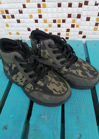 Erkek Çocuk Kamuflaj Desenli Kauçuk Bot - Görsel 5