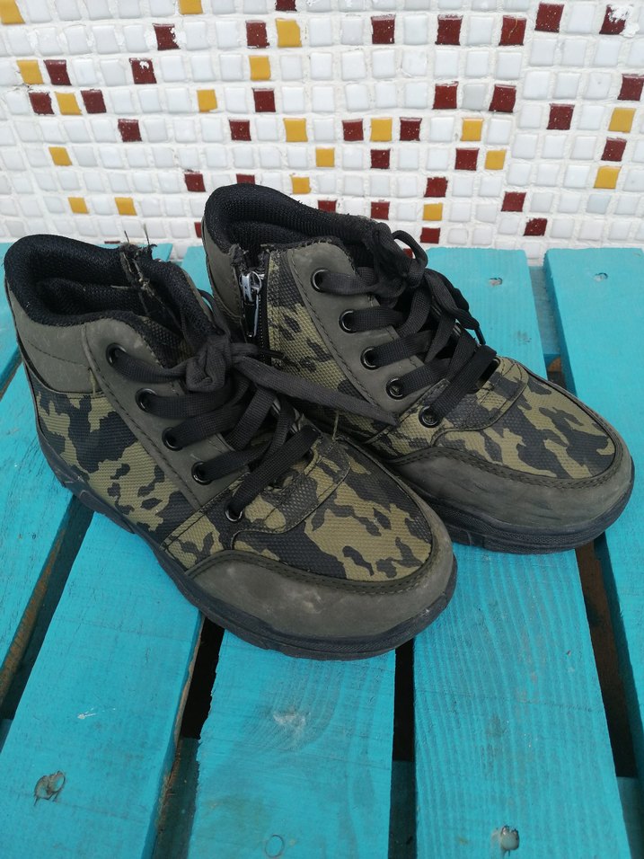 Erkek Çocuk Kamuflaj Desenli Kauçuk Bot - Görsel 5