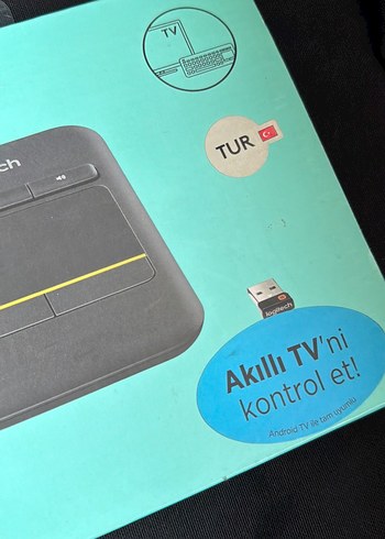 Logitech K400 Plus TV Kablosuz Klavye Gri - Görsel 3