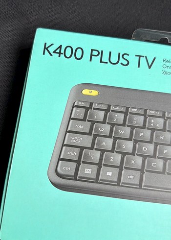 Logitech K400 Plus TV Kablosuz Klavye Gri - Görsel 2