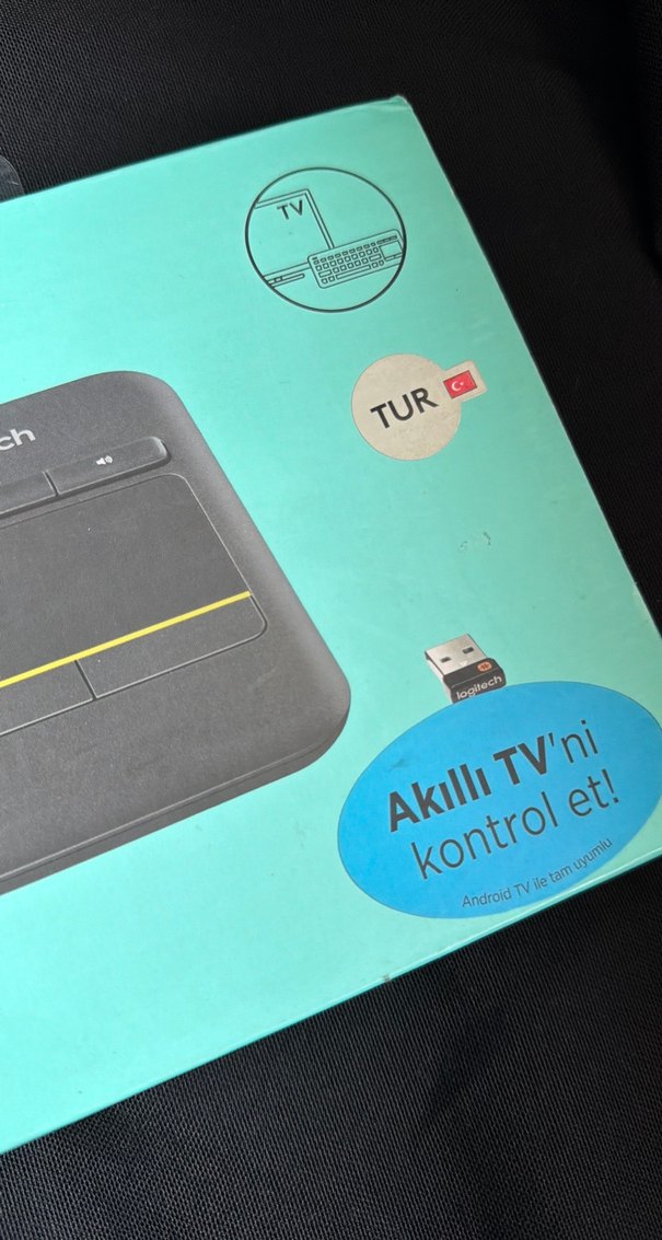 Logitech K400 Plus TV Kablosuz Klavye Gri - Görsel 3