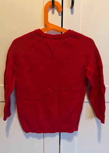 Erkek Çocuk Kırmızı Triko Kazak - Görsel 6