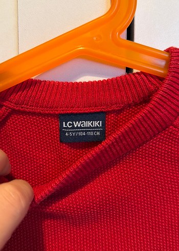 Erkek Çocuk Kırmızı Triko Kazak - Görsel 5