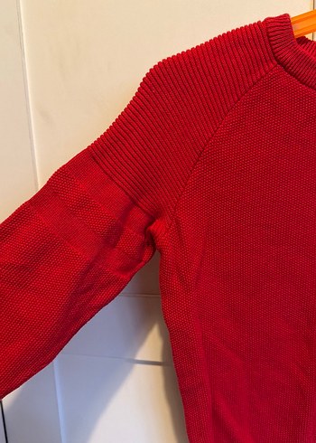 Erkek Çocuk Kırmızı Triko Kazak - Görsel 2