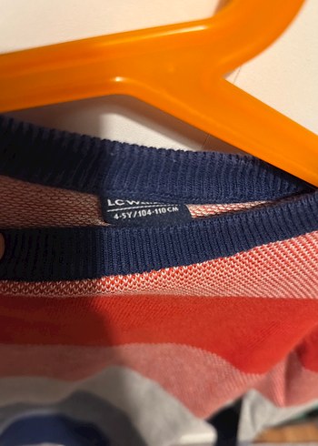 Çizgili Erkek Çocuk Triko Kazak - Görsel 3