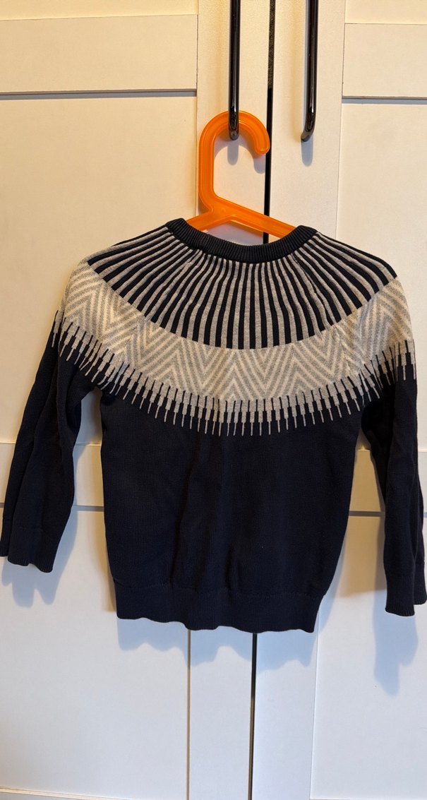 Gri Örgü Kadın Kazak, Bisiklet Yaka, Uzun Kollu - Görsel 5