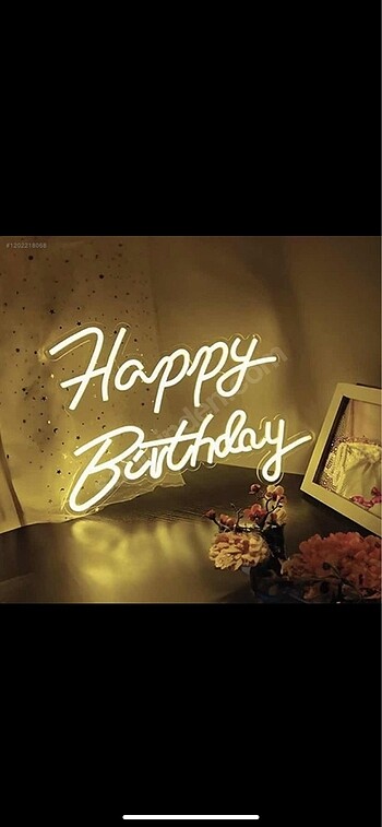  Beden Usb kablolu happy brithday yazısı