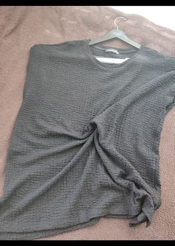 Siyah Kolsuz Tişört - Görsel 5