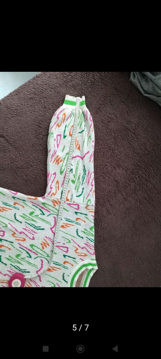 Renkli Batik Desenli Kadın Triko Kazak - Görsel 4