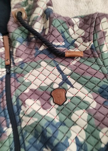 Kapüşonlu Kamuflaj Desenli Erkek Çocuk Ceketi - Görsel 5