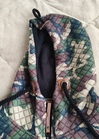 Kapüşonlu Kamuflaj Desenli Erkek Çocuk Ceketi - Görsel 8