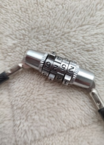 Gri Bisiklet Kilidi Şifreli - Görsel 2