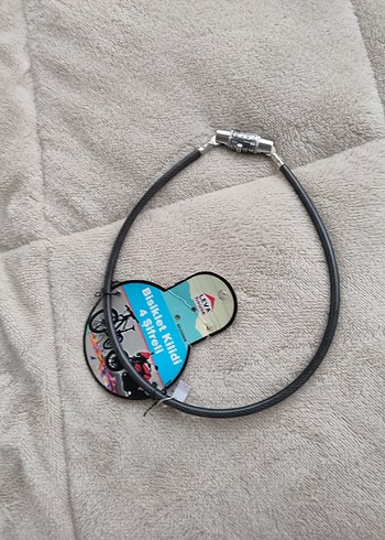 Gri Bisiklet Kilidi Şifreli - Görsel 3