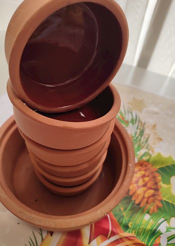 Toprak Güveç 6'lı Sütlaç Kabı Seti - Görsel 2