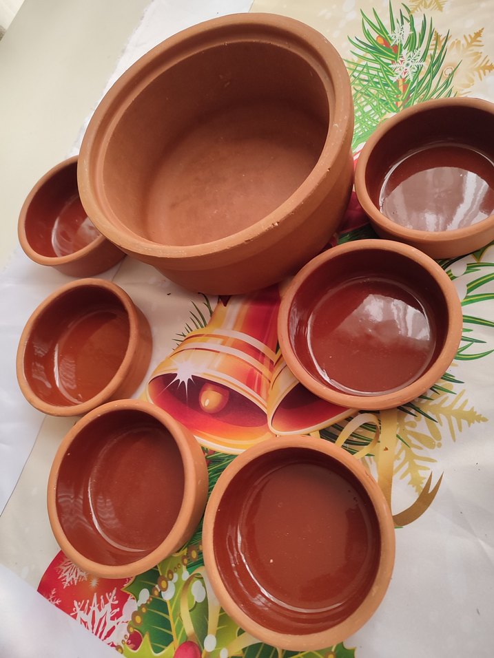 Toprak Güveç 6'lı Sütlaç Kabı Seti - Görsel 3