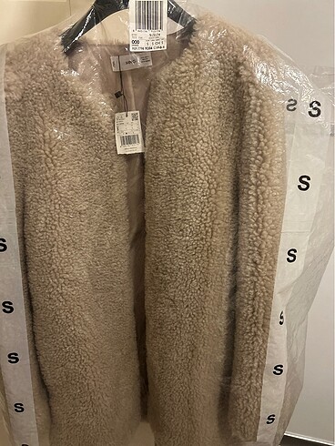 Mango suni koyun yünlü palto - Görsel 4