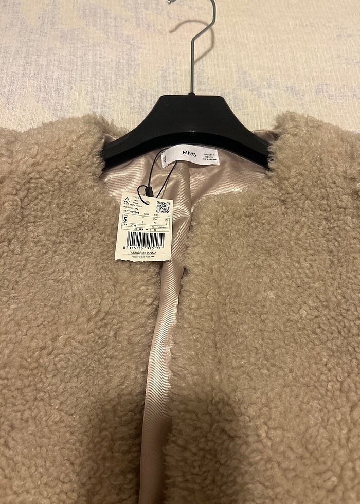 Mango suni koyun yünlü palto - Görsel 2