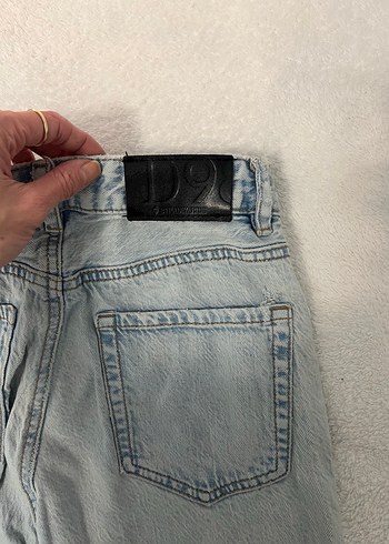 Stradivarius D98 Acik Mavi Denim Jean